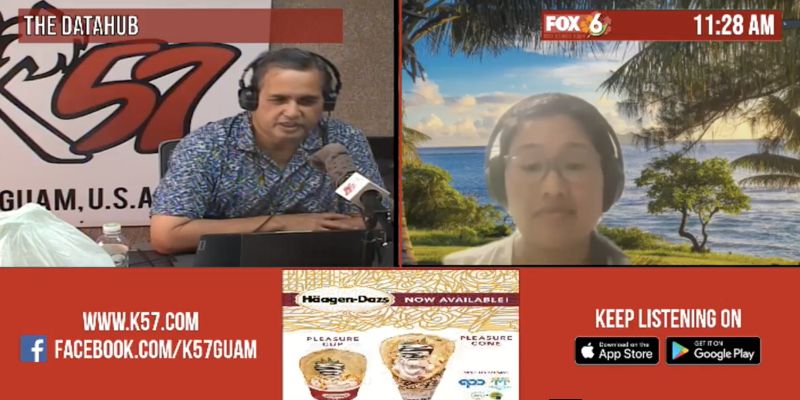 Romina King on Newstalk K57, Guam