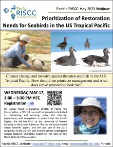 A flyer promoting the Pacific RISCC May 2023 webinar
